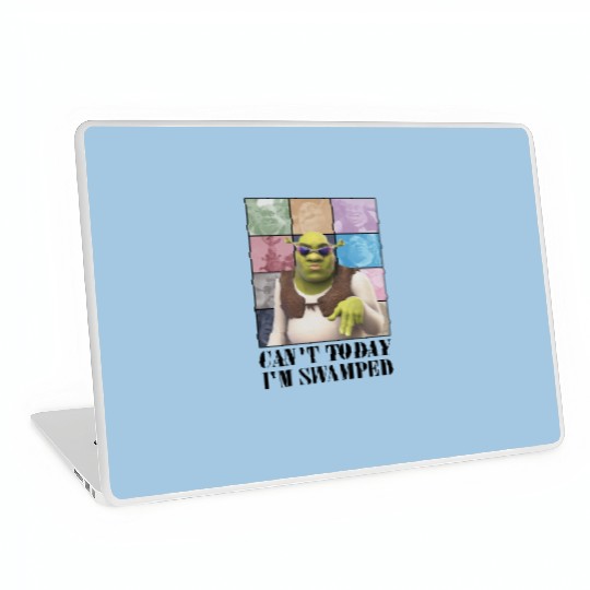 Can't Today I'm Swamped Eras Tour Laptop Skins, Shrek Laptop Skins, Disney Fiona Princess Laptop Skins