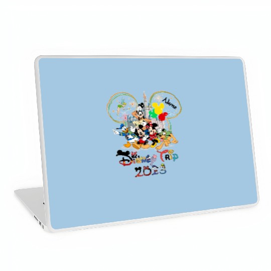 Custom Disney Trip 2023 Laptop Skins, Vacation Disney Family Trip 2023 Laptop Skins