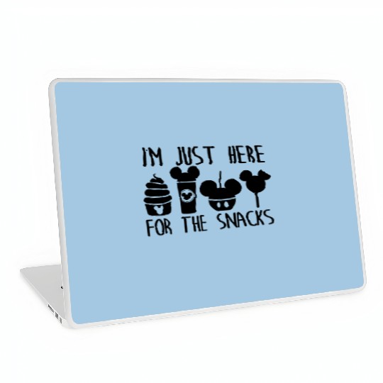 I'm here for the snacks,Disney Laptop Skins Funny Disney Laptop Skins,Disney Epcot Laptop Skins