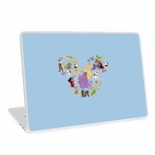 Disney Princess Mickey Head Laptop Skins, Rapunzel Tangled Laptop Skins