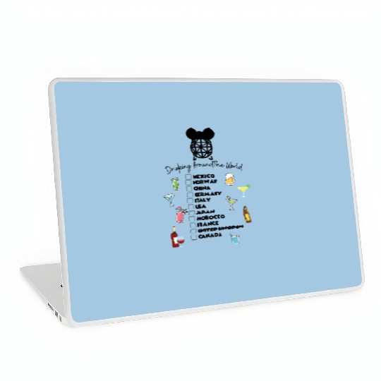 Drinking Around the World Laptop Skins, Disney Drinking Team, Beer Laptop Skins