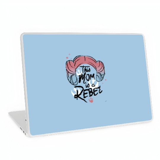 Retro Star Wars Princess Leia Laptop Skins, This Mom Is A Rebel Laptop Skins, Disney Mother's Day