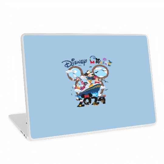 Cute Disney Cruise Line Mickey and Friends Laptop Skins, Disney Wish Fantasy Magic Wonder 2024