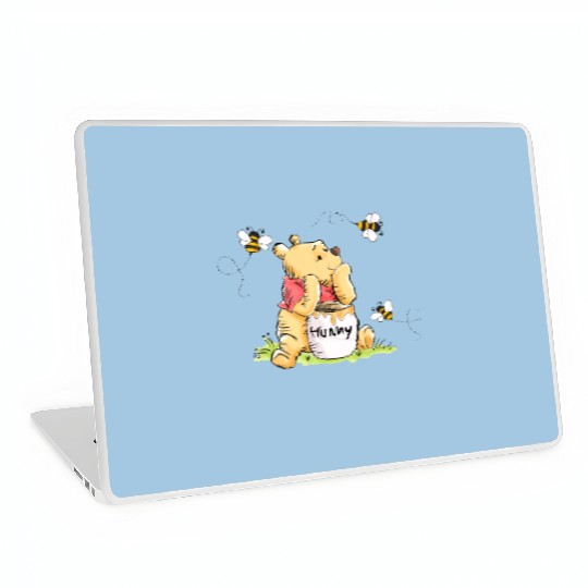 Vintage Pooh Laptop Skins, Minimal Winnie The Pooh Laptop Skins, Disney Trip Laptop Skins