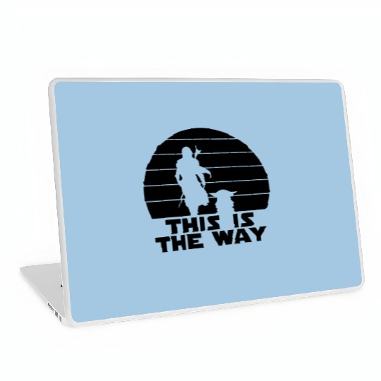 This is the way, Disney Family and couple Laptop Skins, disney matching Laptop Skins, disney mandalorian  Laptop Skins