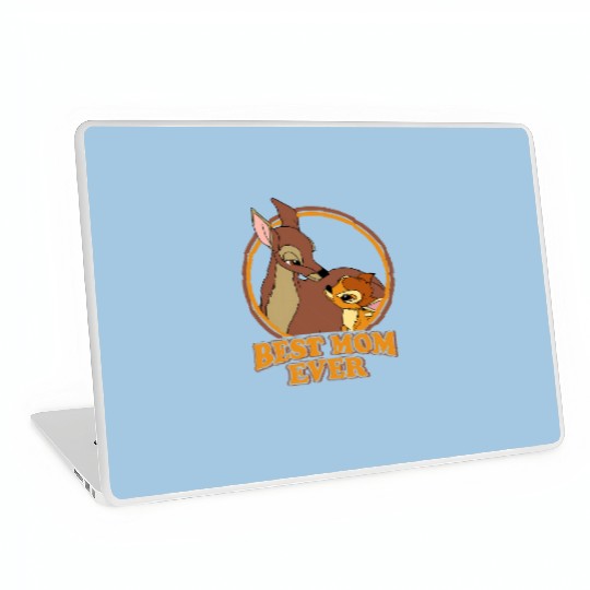 Disney Bambi And Mom Best Mom Ever Laptop Skins, Mother's Day Gift