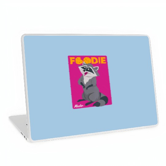 Disney Pocahontas Funny Meeko Raccoon Foodie Laptop Skins