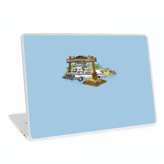 Fort Wilderness  Laptop Skins, Mickey and Friends Fort Wilderness Laptop Skins, Mickey Friends Laptop Skins, Disneyland  Color Laptop Skins