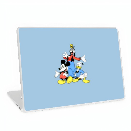 Disney Men's Mickey Mouse Goofy and Donald Duck Pals Laptop Skins