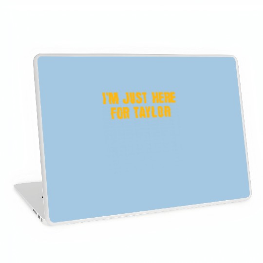 Discover I'm Just Here For Taylor Laptop Skins, swiftiee Sweater, Taylor and Travis Laptop Skins
