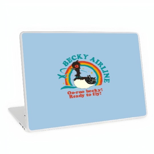 Retro Finding Dory Becky Airline Ready To Fly Disney Laptop Skins