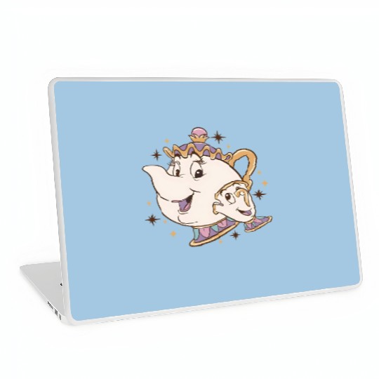 Disney Beauty and the Beast Chip And Mrs. Potts Laptop Skins