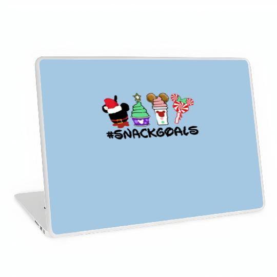 Snack Goals Disney Christmas Snacks Laptop Skins