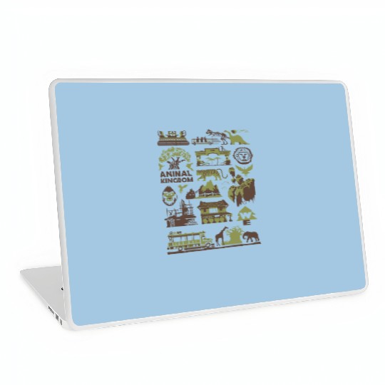 Animal Kingdom Retro Laptop Skins, Disney Animal Laptop Skins, Disney Wild Laptop Skins, Vintage Safari Mode Laptop Skins