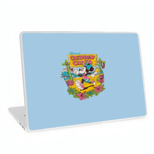 Disney Cruise Castaway Cay Laptop Skins, Minnie Castaway Cay Laptop Skins