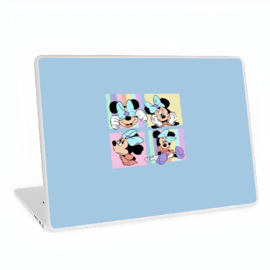 Retro Minnie Mouse Laptop Skins, Minnie Mouse Trip Laptop Skins, Disney Girl Trip Laptop Skins