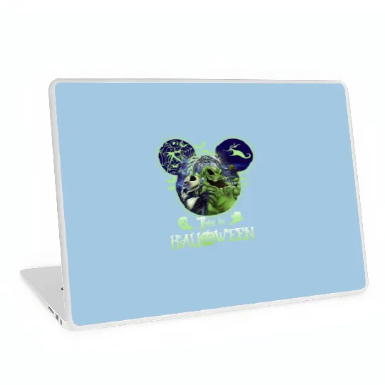 This is Halloween Oogie Boogie Bash 2024 Laptop Skins, Disneyland Halloween Laptop Skins