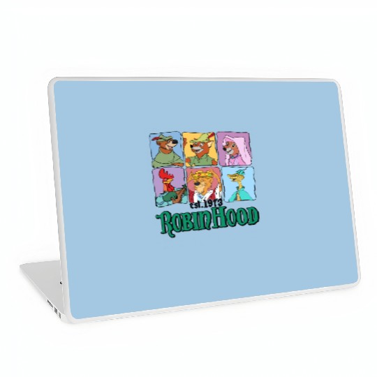 Retro Disney Robin Hood Characters Est. 1973 Laptop Skins