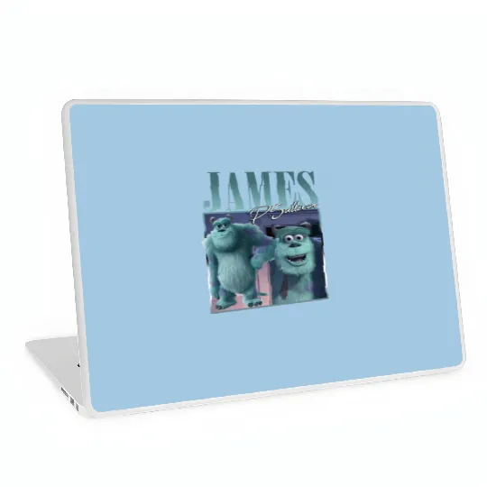 James P.Sullivan Disney Monsters Retro Laptop Skins, Monsters Inc Vintage Style Laptop Skins