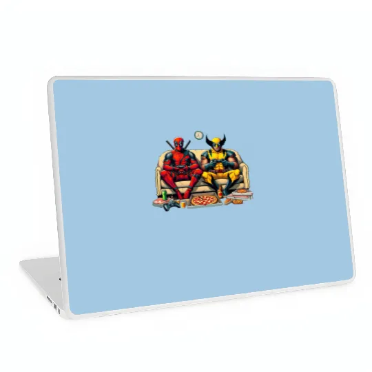 Deadpool Laptop Skins, Disney Superhero Funny Laptop Skins, Disney Wolverine