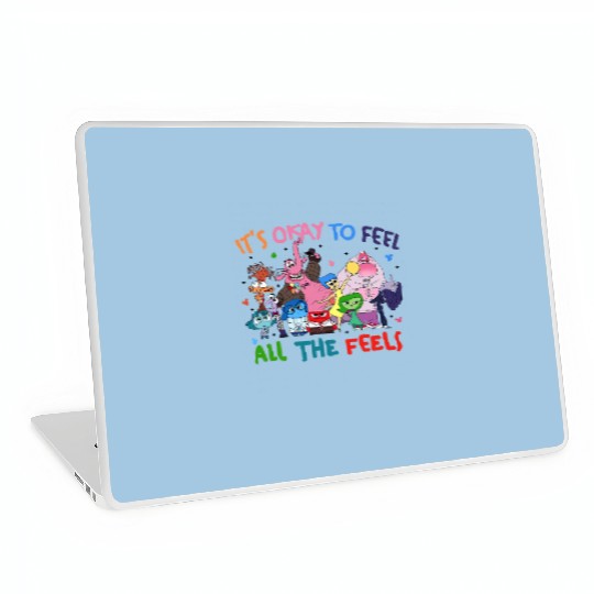 Today I Feel All The Feels Inside Out 2 Laptop Skins, Disney Matching Laptop Skins, Inside Out 2
