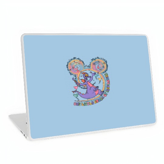 One Little Spark Of Inspiration  Laptop Skins, Disney Figment Dragon Laptop Skins