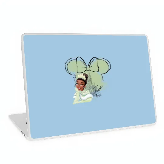 Disney Princess Tiana Castle Laptop Skins, Tiana Princess Laptop Skins