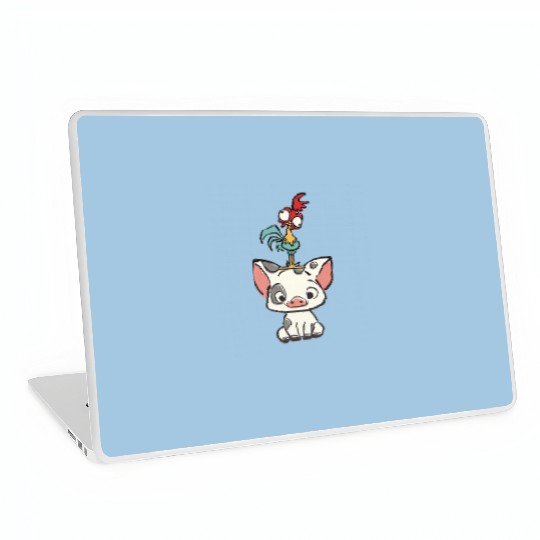 Colors Disney Moana Laptop Skins, Hei Hei and Pua Laptop Skins