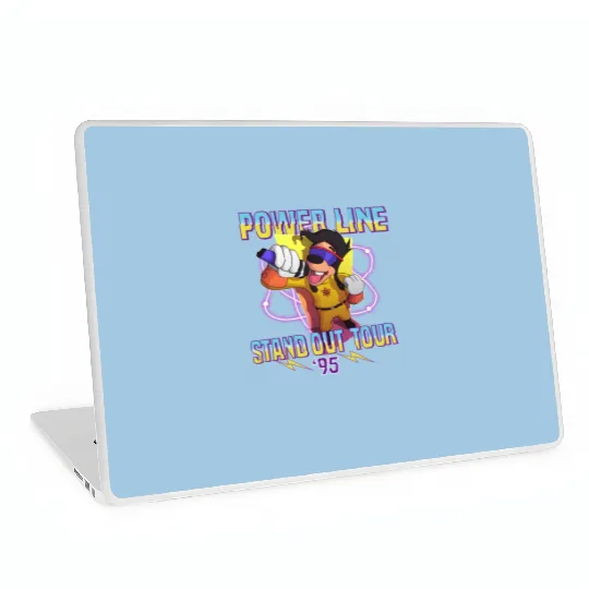 Powerline Stand Out World Tour 95 Laptop Skins, Disney Powerline Goofy Movie Laptop Skins