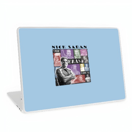 Discover Nick Saban The Eras Tour Style Laptop Skins, Vintage 90's Laptop Skins, Nick Saban Unisex