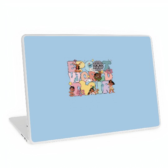 Disney Epcot World Tour Moana Laptop Skins Mickey And Friends Drinking Around The  Laptop Skins