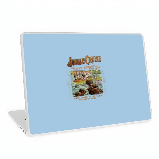 Disney Laptop Skins, Vintage Disney Jungle Cruise Ride Laptop Skins