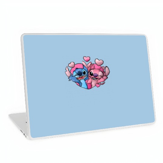 Disney Stitch and Angel Valentine Laptop Skins, Angel Valentine Laptop Skins