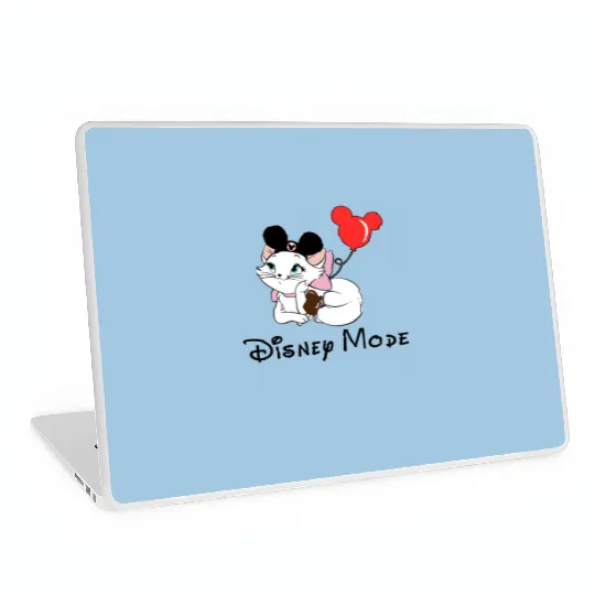 Marie Disney Mode, Marie Cat , Marie Aristocats Laptop Skins
