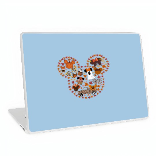 Disney Mickey Fall Vibes Laptop Skins, Disney Fall Laptop Skins