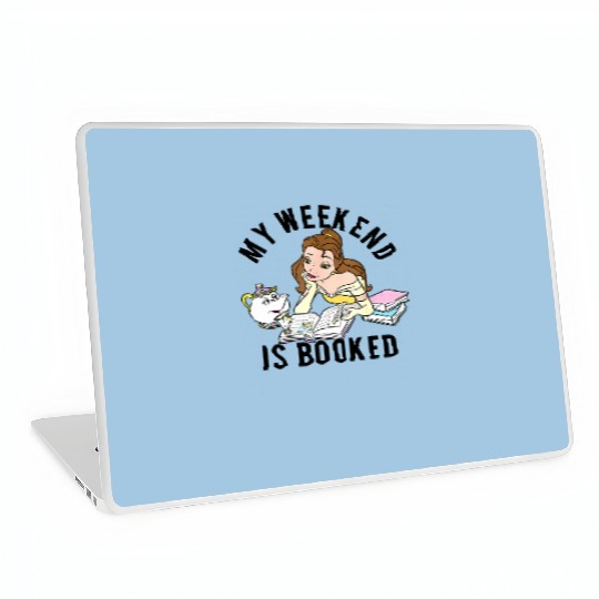 Disney Beauty And The Beast Belle My Weekend Is Booked Laptop Skins