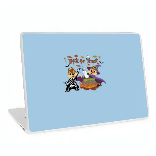 chip and dale Laptop Skins, chip and dale halloween, disney chip and dale halloween Laptop Skins, chip and dale, halloween Laptop Skins, , 121644