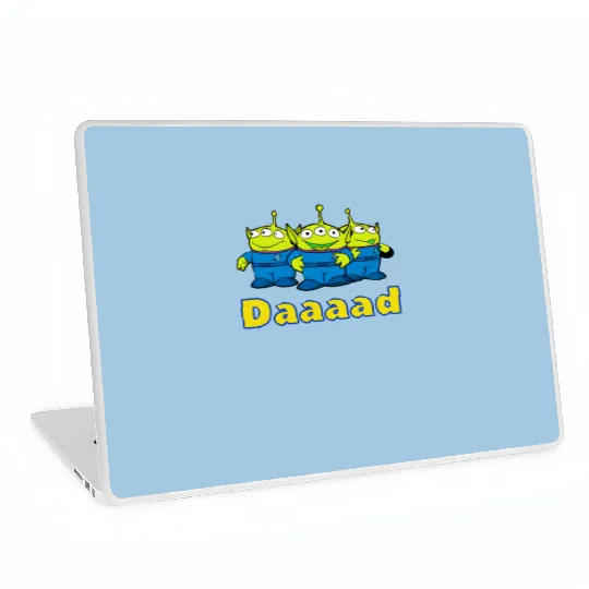 Alien Toy Story Laptop Skins, Funny Dad Disney Laptop Skins, Disney Dad Tees, Dad Tees
