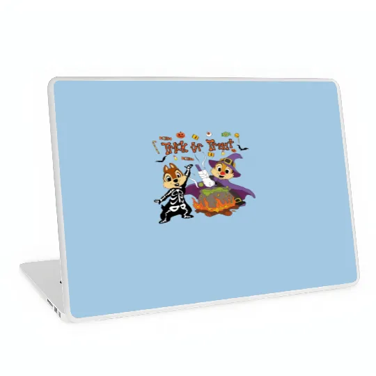 chip and dale Laptop Skins, chip and dale halloween, disney chip and dale halloween Laptop Skins, chip and dale, halloween Laptop Skins, , 121644