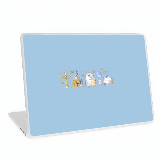 Disney Princess Belle Fall Laptop Skins, Beauty and the Beast Characters Laptop Skins, Belle Disney World Laptop Skins