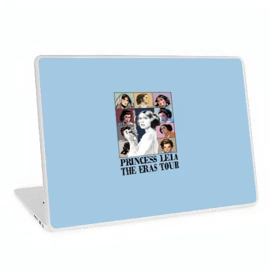 Princess Leia Eras Tour, Vintage Princess Leia Laptop Skins
