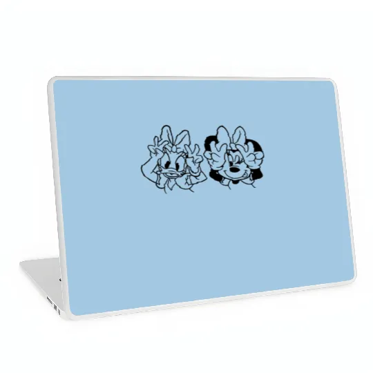 Daisy Duck and Minnie Mouse, Minnie Mouse Laptop Skins, Family Disney Laptop Skins