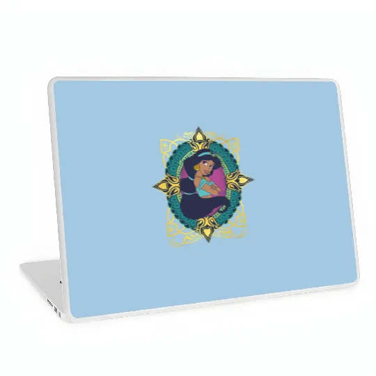 Vintage Princess Jasmine Laptop Skins, Retro Disney Princess Laptop Skins