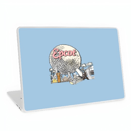 Disney Epcot  Laptop Skins, Epcot World Tour Laptop Skins, Epcot Center 1982 Laptop Skins