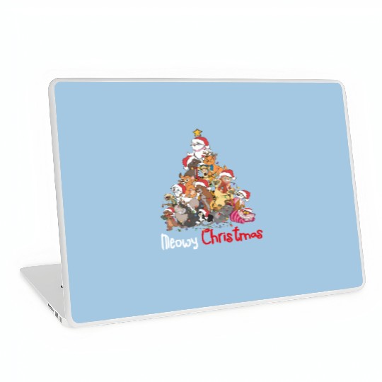 Disney Cat Tigger Marie Cheshire The Aristocats Meowy Christmas Laptop Skins