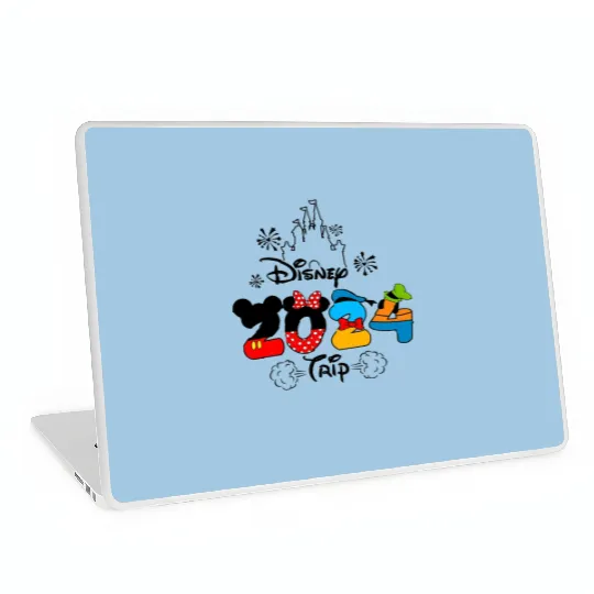 Disney Trip 2024 Laptop Skins, Disney Vacation Laptop Skins, Disneyworld Laptop Skins, Disney Couple Laptop Skins