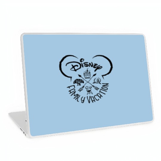 Disney Family Vacation Laptop Skins, Disney Castle Laptop Skins, Disney Trip Laptop Skins