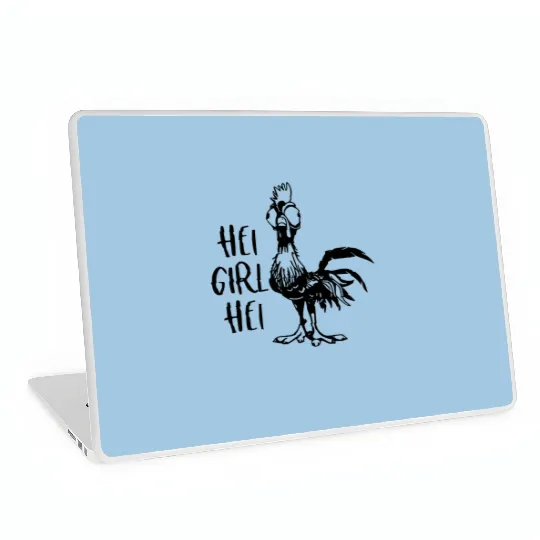 Hei Girl Hei Laptop Skins, Disney Moana Hei Hei T-Shir