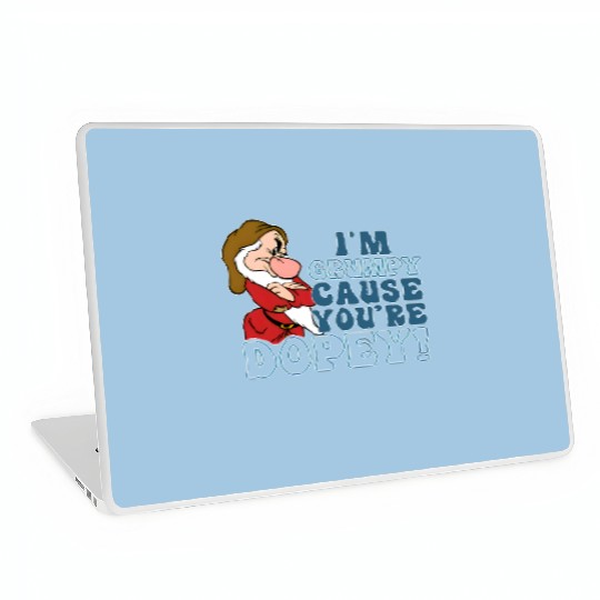 Disney I'm Grumpy Because You're Dopey Laptop Skins, Snow White Grumpy Laptop Skins
