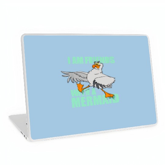 Disney The Little Mermaid Scuttle Friends With A Mermaid Laptop Skins, Magic Kingdom Trip